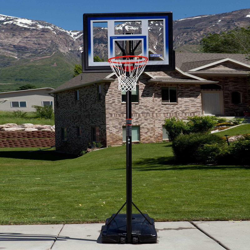 Lifetime Height Adjustable Portable Basketball Hoop (48" Polycarbonate
